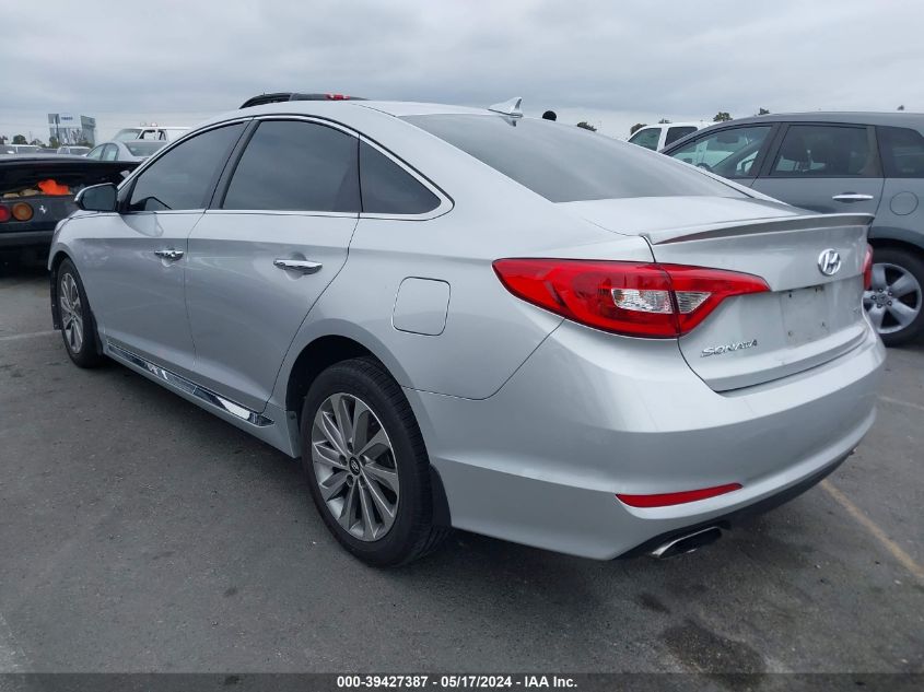 2017 Hyundai Sonata Sport VIN: 5NPE34AF7HH564623 Lot: 39427387