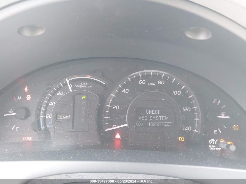 2009 Toyota Camry Hybrid VIN: JTNBB46K093050388 Lot: 39427388