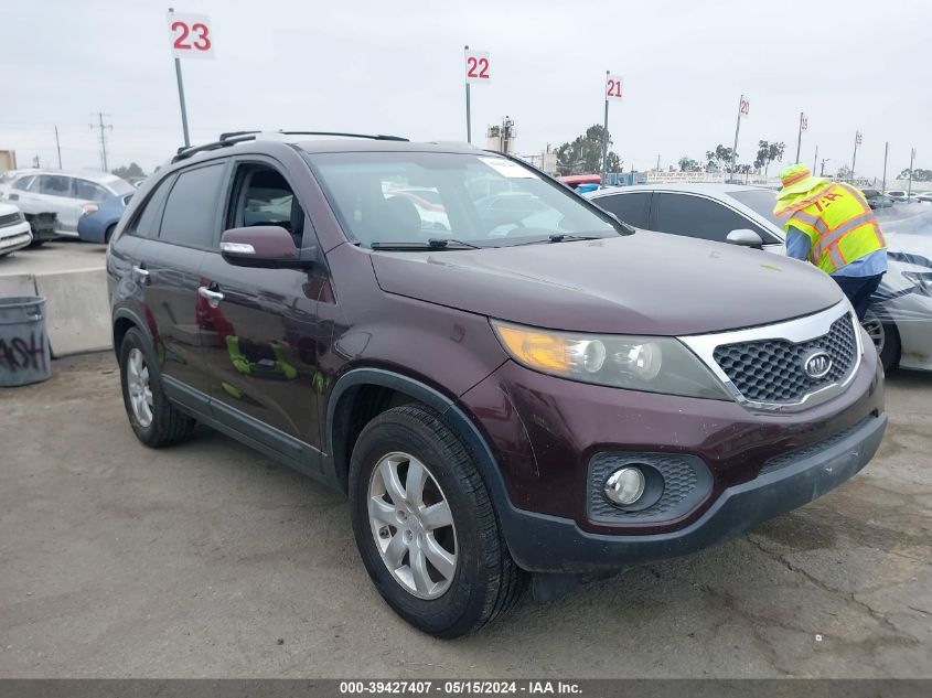 2012 Kia Sorento Lx VIN: 5XYKT4A61CG238786 Lot: 39427407