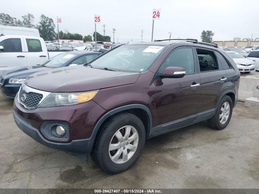 2012 Kia Sorento Lx VIN: 5XYKT4A61CG238786 Lot: 39427407