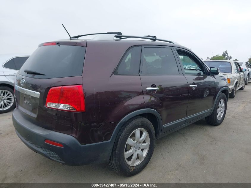 2012 Kia Sorento Lx VIN: 5XYKT4A61CG238786 Lot: 39427407