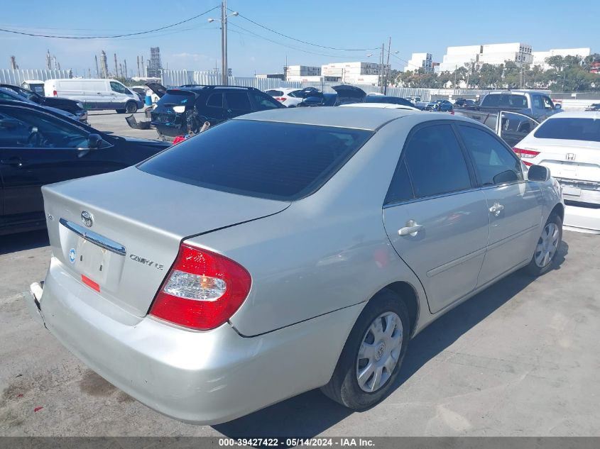 2003 Toyota Camry Le VIN: 4T1BE32K63U750439 Lot: 39427422