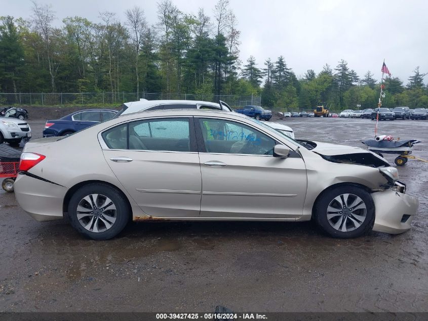 2013 Honda Accord Lx VIN: 1HGCR2F34DA201529 Lot: 39427425