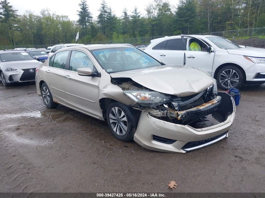 2013 Honda Accord Lx VIN: 1HGCR2F34DA201529 Lot: 39427425