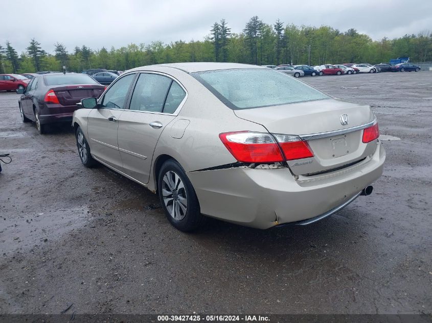 2013 Honda Accord Lx VIN: 1HGCR2F34DA201529 Lot: 39427425