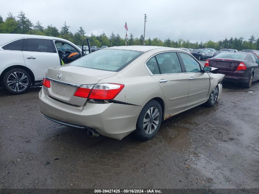 2013 Honda Accord Lx VIN: 1HGCR2F34DA201529 Lot: 39427425