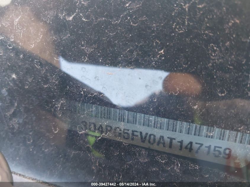 2010 Dodge Journey Sxt VIN: 3D4PG5FV0AT147159 Lot: 39427442