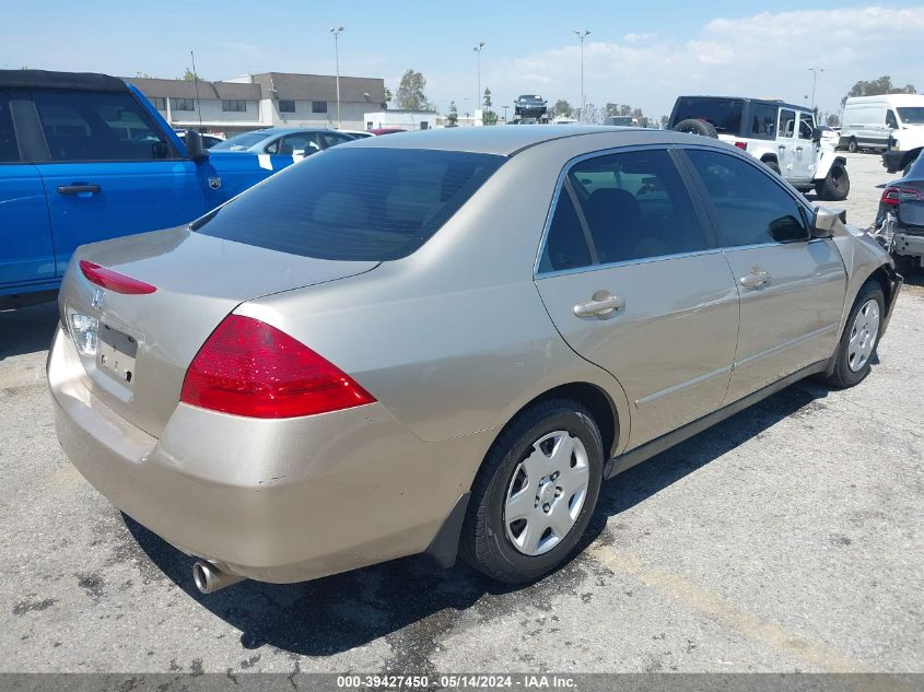 2007 Honda Accord 2.4 Lx VIN: 1HGCM56427A190298 Lot: 39427450