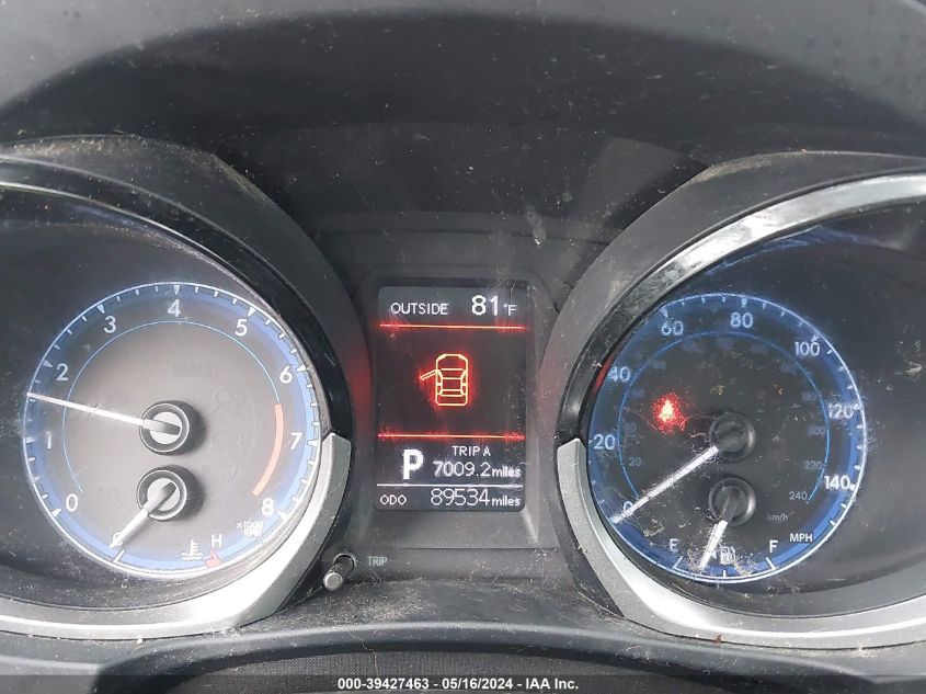 2014 Toyota Corolla S VIN: 5YFBURHE0EP151791 Lot: 39427463