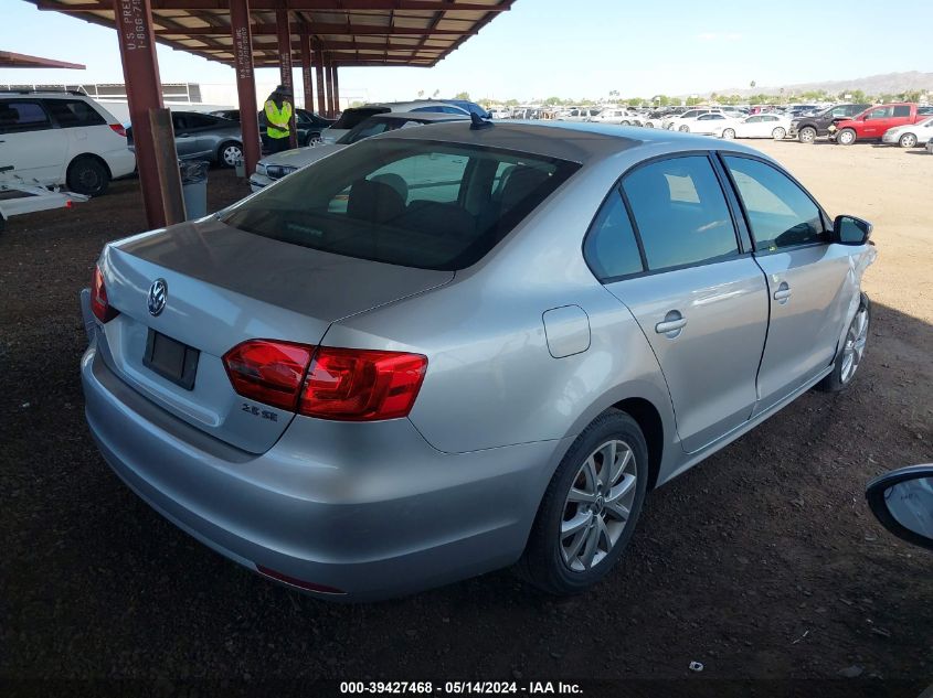 2011 Volkswagen Jetta 2.5L Se VIN: 3VWDX7AJ0BM317125 Lot: 39427468