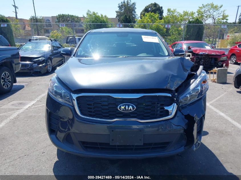 2020 Kia Sorento 2.4L Lx VIN: 5XYPG4A37LG665065 Lot: 39427469