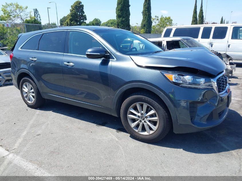 2020 Kia Sorento 2.4L Lx VIN: 5XYPG4A37LG665065 Lot: 39427469