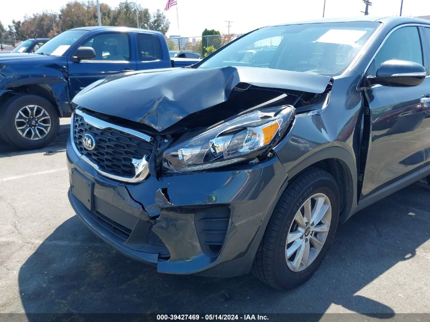2020 Kia Sorento 2.4L Lx VIN: 5XYPG4A37LG665065 Lot: 39427469