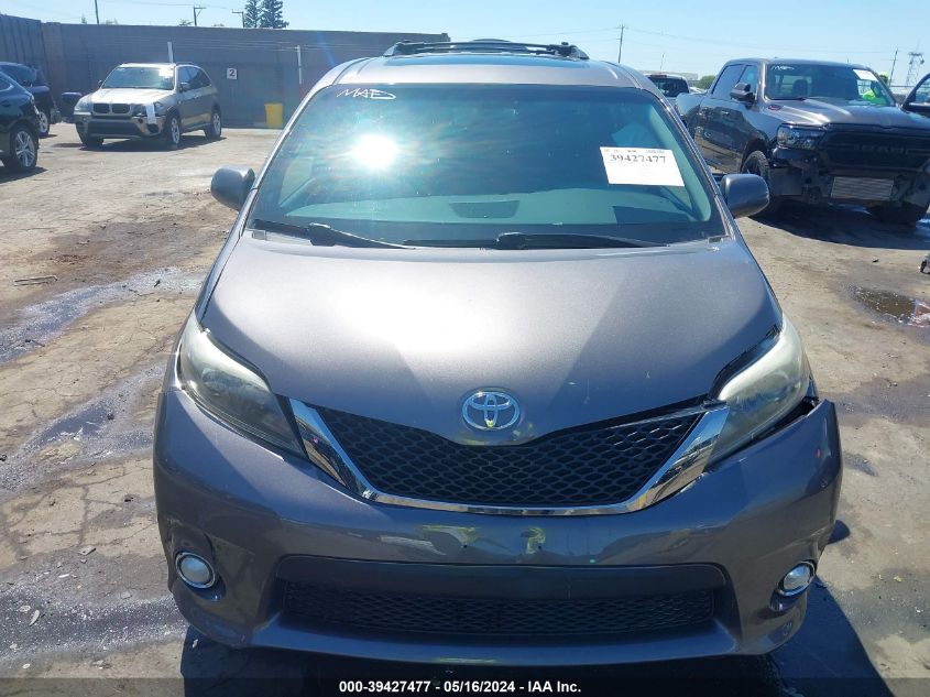 2016 Toyota Sienna Se 8 Passenger VIN: 5TDXK3DC7GS758214 Lot: 39427477