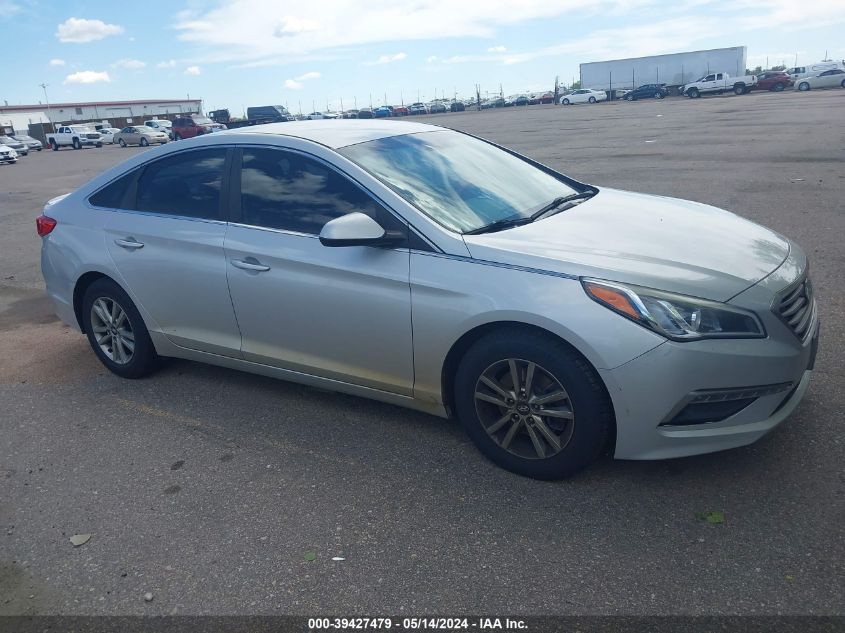 2015 Hyundai Sonata Se VIN: 5NPE24AF2FH001639 Lot: 39427479