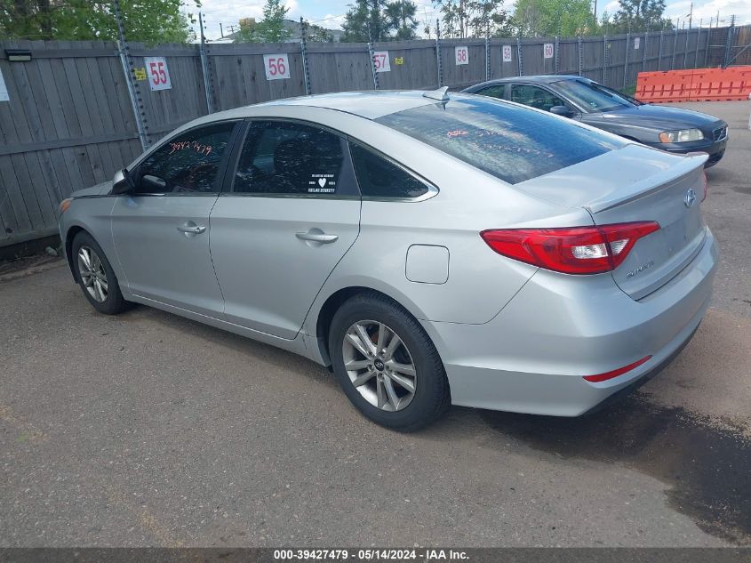 2015 HYUNDAI SONATA SE - 5NPE24AF2FH001639