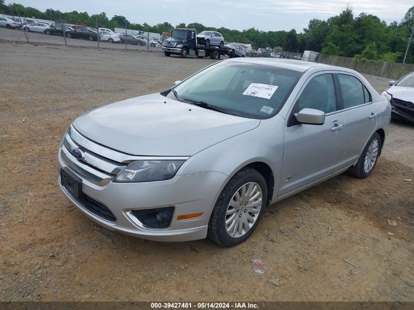 2010 Ford Fusion Hybrid VIN: 3FADP0L35AR159185 Lot: 39427481