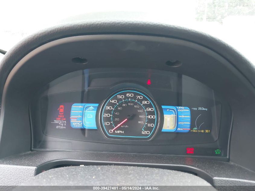 2010 Ford Fusion Hybrid VIN: 3FADP0L35AR159185 Lot: 39427481