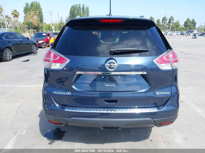 2015 Nissan Rogue Sv VIN: KNMAT2MV7FP563849 Lot: 39427496