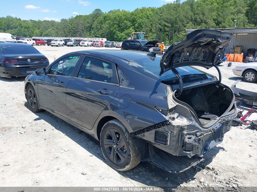 VIN 5NPLM4AG5NH073878 2022 HYUNDAI ELANTRA SEL