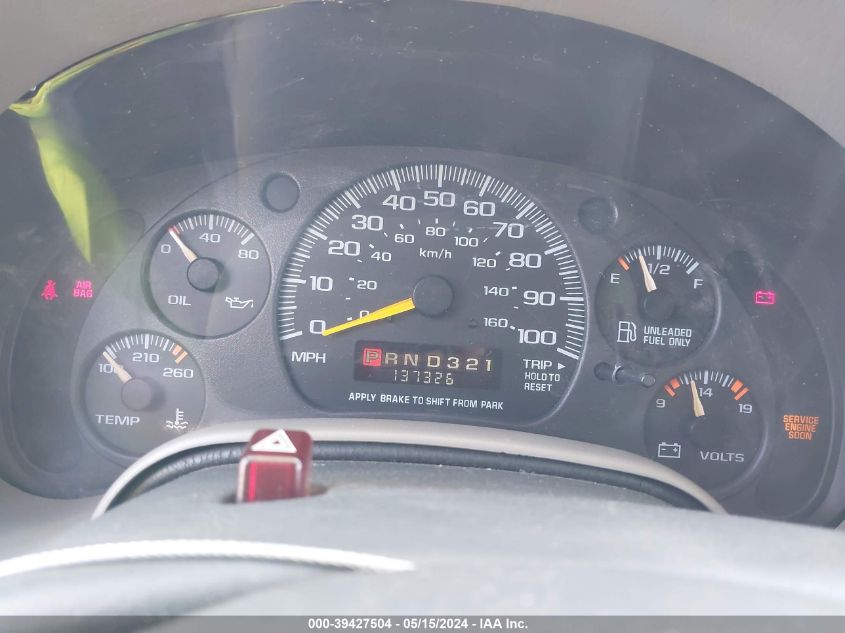 2001 Chevrolet Astro VIN: 1GCDM19WX1B101426 Lot: 39427504