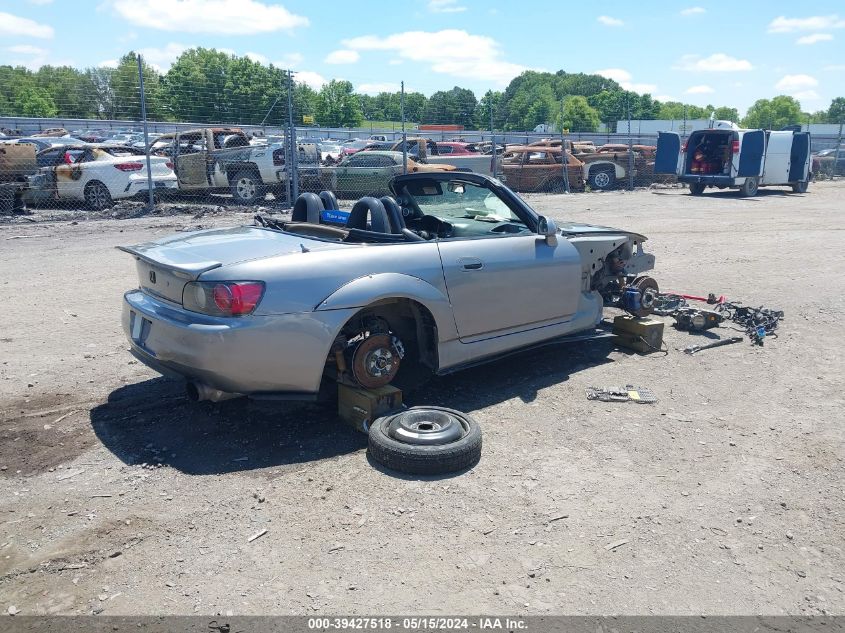 2003 Honda S2000 VIN: JHMAP11473T002241 Lot: 39427518