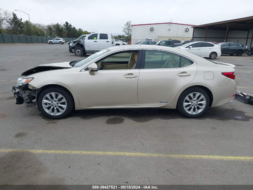 2014 Lexus Es 300H VIN: JTHBW1GG9E2063818 Lot: 39427521