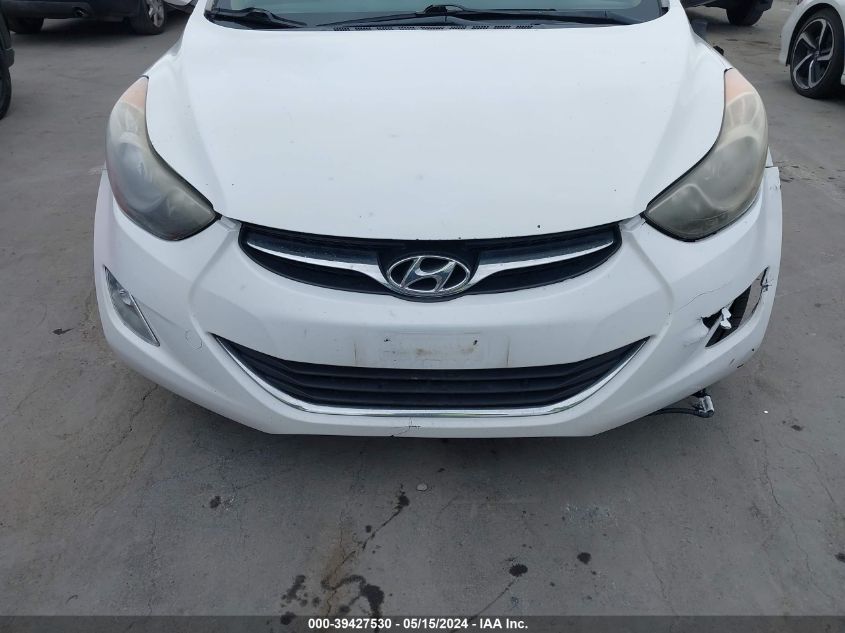 2012 Hyundai Elantra Gls VIN: 5NPDH4AE6CH131775 Lot: 39427530