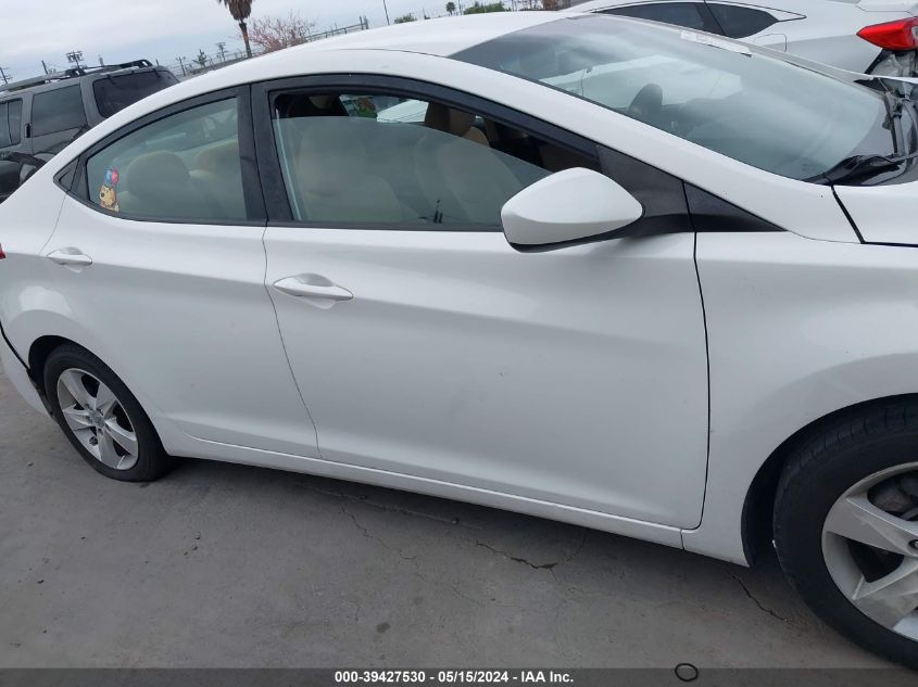 2012 Hyundai Elantra Gls VIN: 5NPDH4AE6CH131775 Lot: 39427530