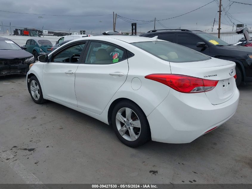 2012 Hyundai Elantra Gls VIN: 5NPDH4AE6CH131775 Lot: 39427530