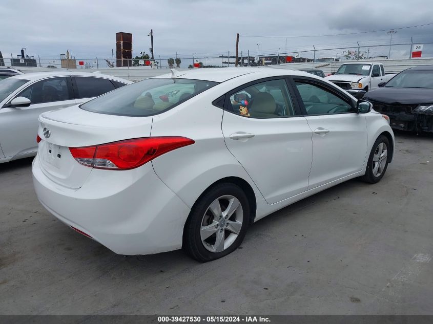 2012 Hyundai Elantra Gls VIN: 5NPDH4AE6CH131775 Lot: 39427530