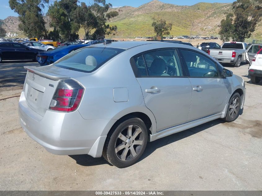 2012 Nissan Sentra 2.0 Sr VIN: 3N1AB6AP6CL680591 Lot: 39427533