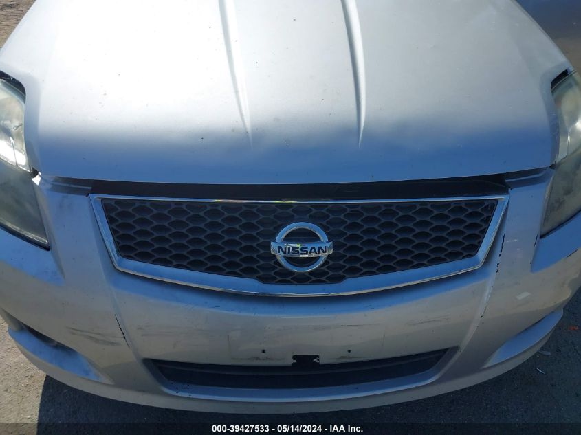 2012 Nissan Sentra 2.0 Sr VIN: 3N1AB6AP6CL680591 Lot: 39427533