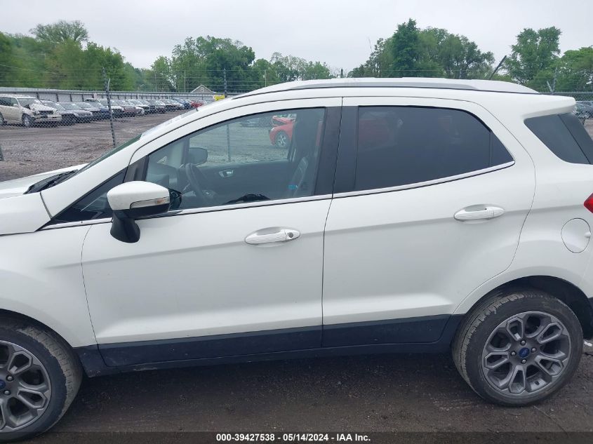 2019 Ford Ecosport Titanium VIN: MAJ6S3KL6KC253599 Lot: 39427538