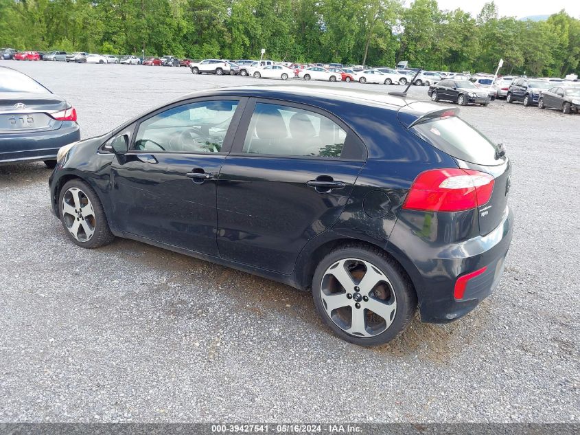 2016 Kia Rio Sx VIN: KNADN5A34G6647062 Lot: 39427541