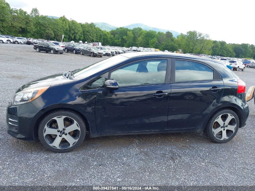 2016 Kia Rio Sx VIN: KNADN5A34G6647062 Lot: 39427541