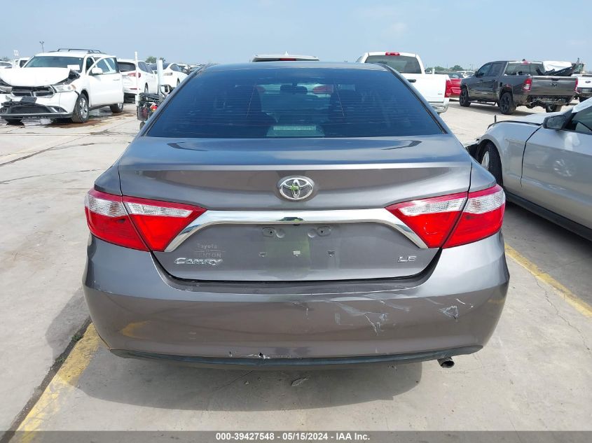 2015 Toyota Camry Le VIN: 4T4BF1FK6FR484362 Lot: 39427548