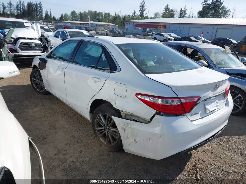 2016 Toyota Camry Se VIN: 4T1BF1FKXGU182861 Lot: 39427549