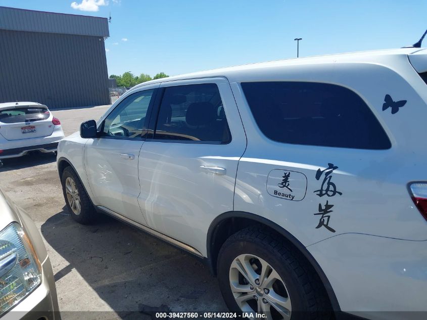 2013 Dodge Durango Special Service VIN: 1C4RDJFGXDC660203 Lot: 39427560