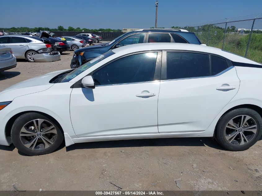 2021 Nissan Sentra Sv Xtronic Cvt VIN: 3N1AB8CV5MY308882 Lot: 39427567