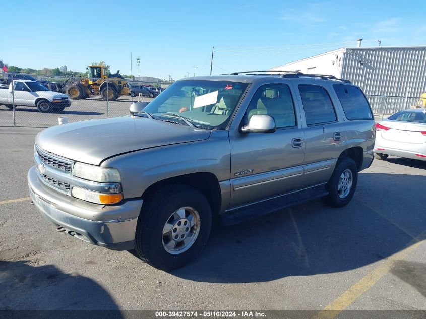 2001 Chevrolet Tahoe K1500 VIN: 1GNEK13T31R101145 Lot: 39427574