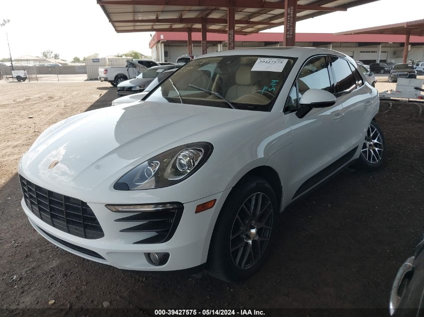 2017 Porsche Macan S VIN: WP1AB2A53HLB12871 Lot: 39427575