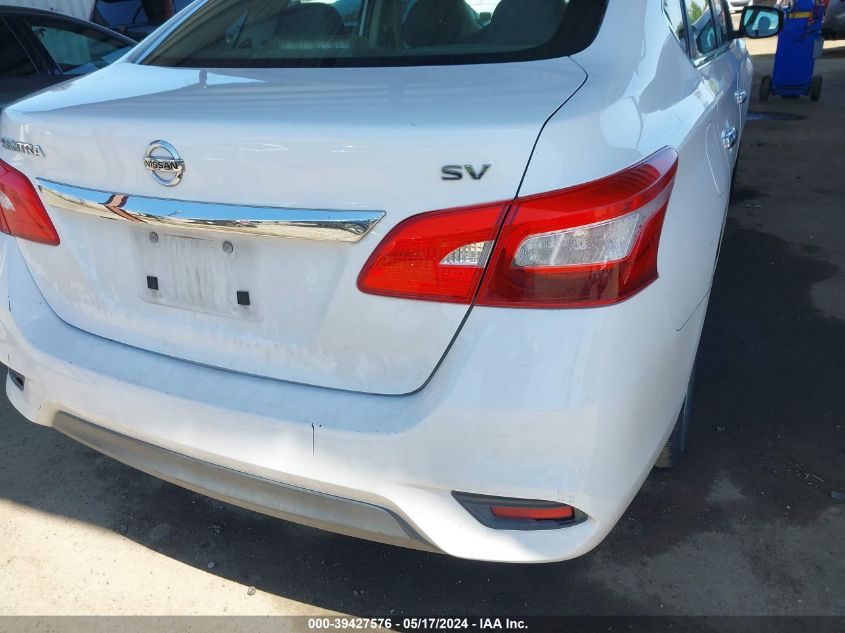 2017 Nissan Sentra Sv VIN: 3N1AB7AP8HY347311 Lot: 39427576