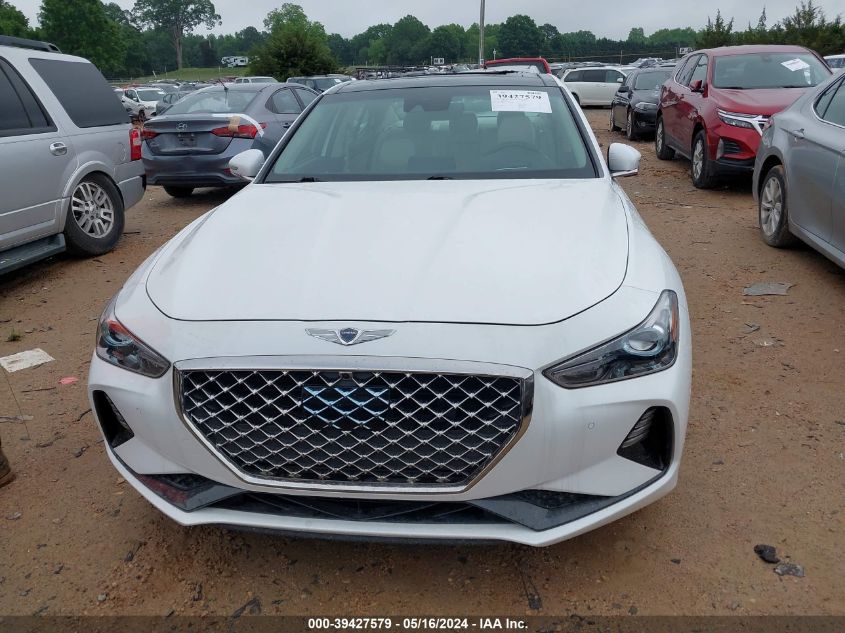 2021 Genesis G70 2.0T Awd VIN: KMTG44LA8MU070411 Lot: 39427579