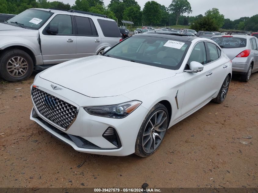 2021 Genesis G70 2.0T Awd VIN: KMTG44LA8MU070411 Lot: 39427579