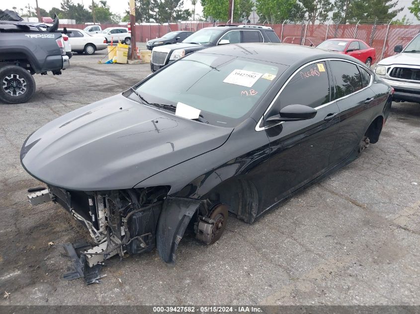 2015 Chrysler 200 Limited VIN: 1C3CCCAB2FN709163 Lot: 39427582