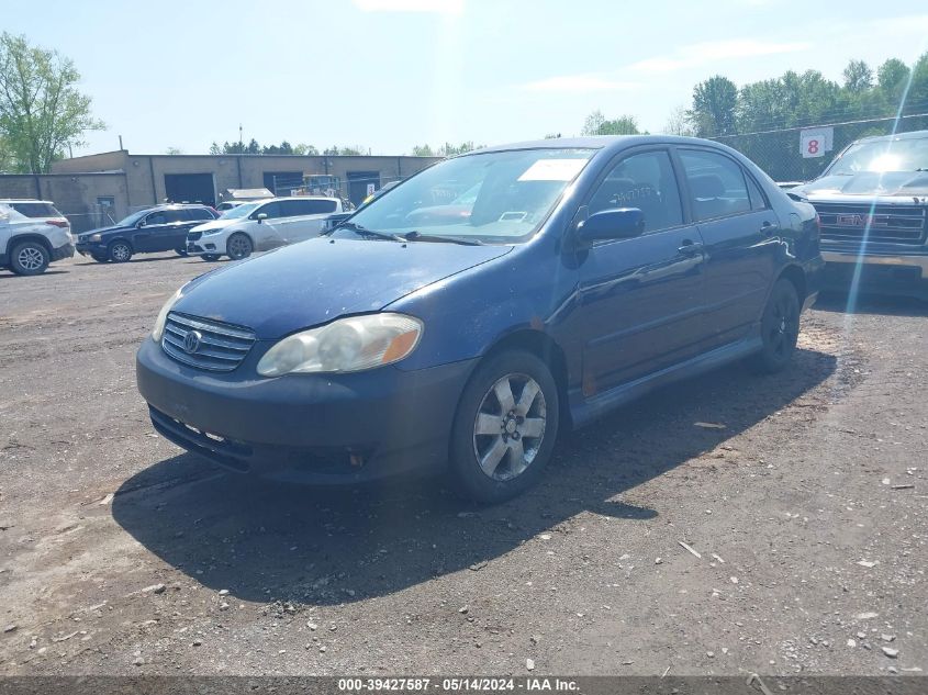 2004 Toyota Corolla S VIN: 2T1BR32E54C203583 Lot: 39427587