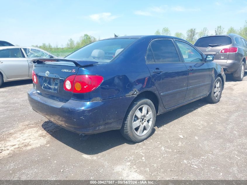 2004 Toyota Corolla S VIN: 2T1BR32E54C203583 Lot: 39427587