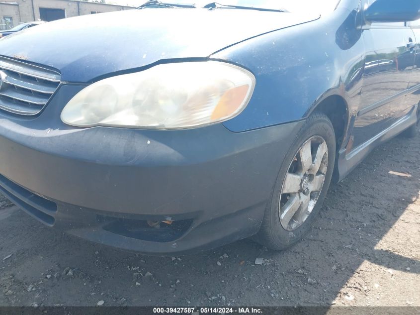 2004 Toyota Corolla S VIN: 2T1BR32E54C203583 Lot: 39427587