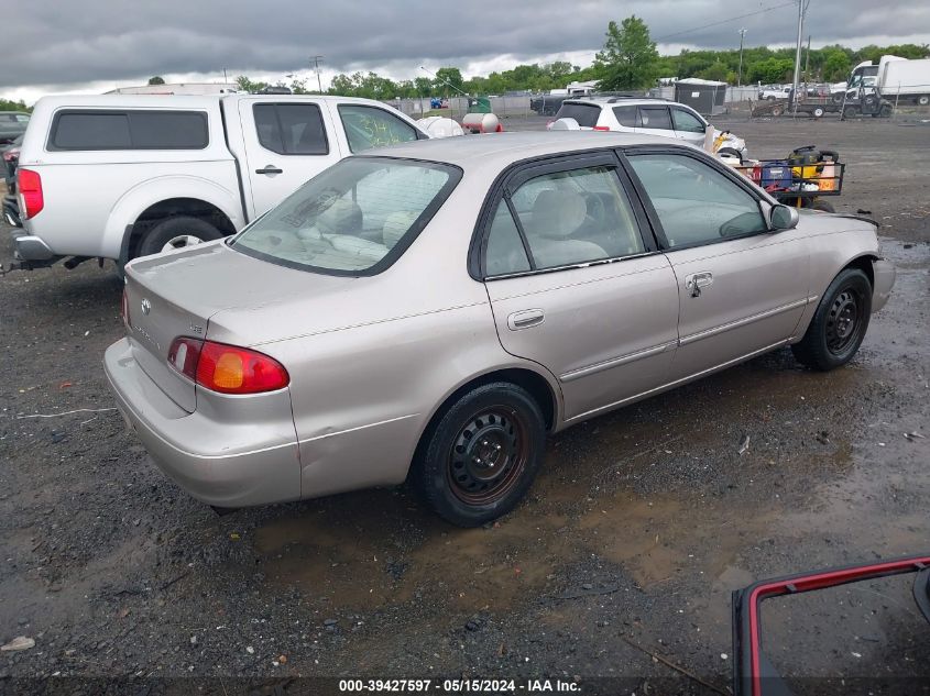 2000 Toyota Corolla Le VIN: 2T1BR12E4YC358281 Lot: 39427597